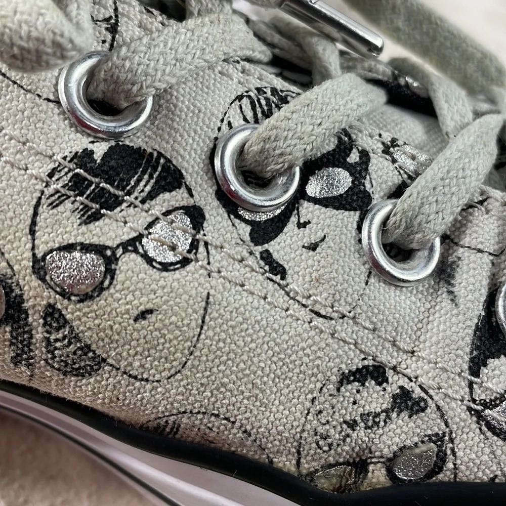 Converse x Andy  Warhol Low Top Sneakers size 9 - Picture 7 of 10